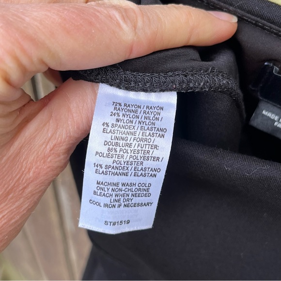 Lyssé Center Seam Black Ponte Leggings #1519 Sz S - Picture 6 of 10